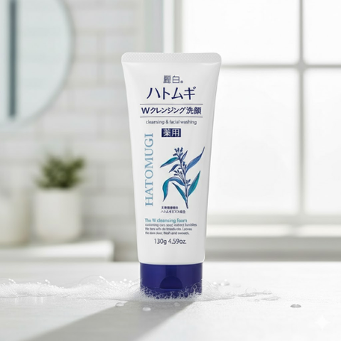 SỮA RỬA MẶT, TẨY TRANG HATOMUGI (130G)