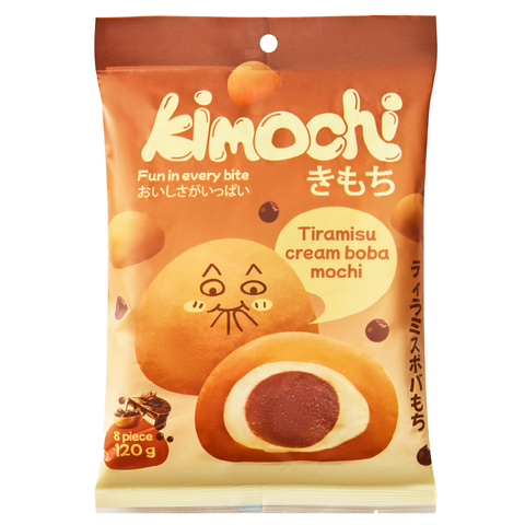 BÁNH MOCHI TIRAMISU KEM TRÂN CHÂU (KIMOCHI TIRAMISU CREAM BOBA)  120G