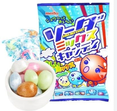 Kẹo Meito vị soda tổng hợp 56g