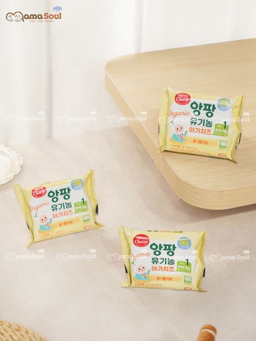 Phomai tách muối hữu cơ Seoul - Hàn Quốc - túi 180gr - Từ 6m