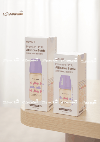 Bình sữa trẻ em Moyuum Premium PPSU All In One Bottle
