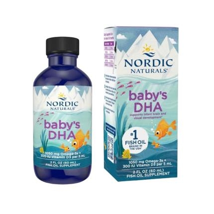 Nordic Naturals Baby's DHA (Mỹ) 0m - 12m