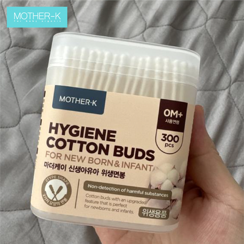 TĂM BÔNG SƠ SINH 1 ĐẦU XOẮN MOTHER-K HÀN QUỐC (300C)