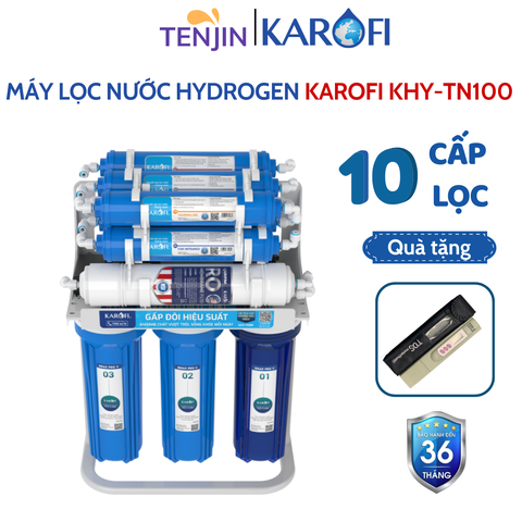 Máy Lọc Nước RO Karofi KHY-TN100 Để Gầm 10 Cấp Lọc Công Nghệ Smax Gấp 2 Hiệu Suất, Gấp 2 Tuổi Thọ