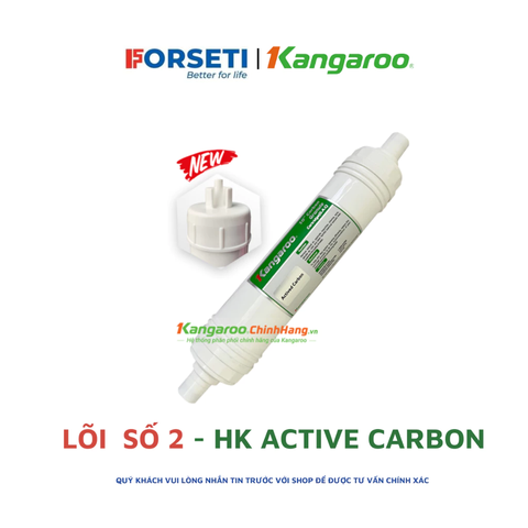 Lõi số 2 HK đúc liền lắp cho máy lọc nước Kangaroo KG100HK - lõi Active carbon