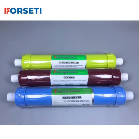 Combo 3 lõi chức năng tạo khoáng Kangaroo 567 (Nano,Ceramic,Alkaline) - Hàng chính hãng