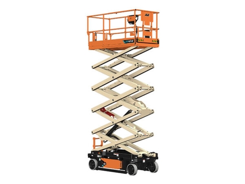 Xe thang cắt kéo chạy điện JLG ES4046 CCLM 12m