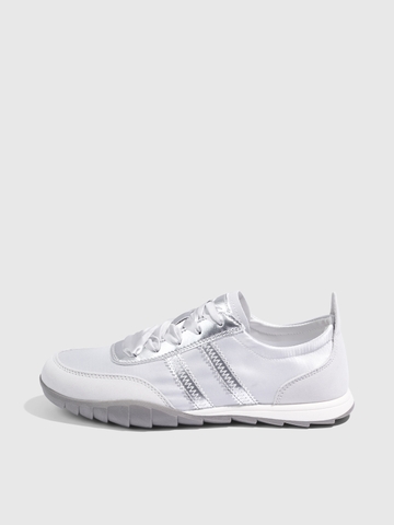 Giày Sneaker Ballet Nữ Phối Da Women's Leathermix Ballet Sneakers