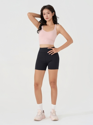 Quần Leggings Dáng Ngắn Siêu Co Giãn