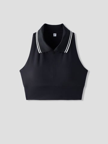 Áo Ba Lỗ Cổ Polo Bo Kẻ