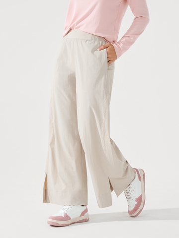 Quần Gió Dài Nữ Thể Thao Dáng Suông