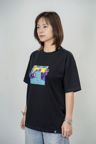 [BST Nối] Áo Phông Cotton In Hình Trò Chơi Dân Gian Ô Ăn Quan