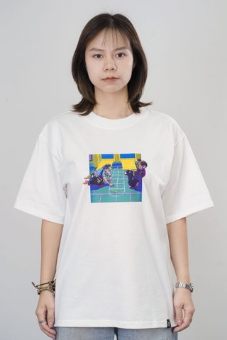 [BST Nối] Áo Phông Cotton In Hình Trò Chơi Dân Gian Ô Ăn Quan