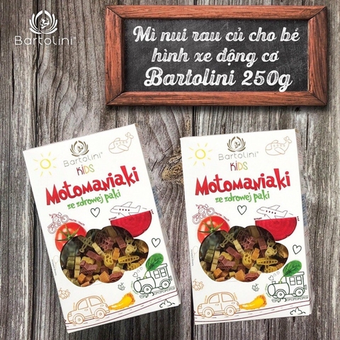 Mì nui rau củ hữu cơ Bartolini