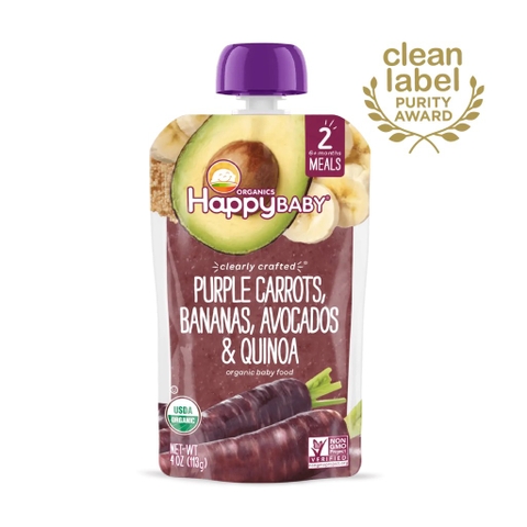 Trái cây nghiền HappyBaby 113g