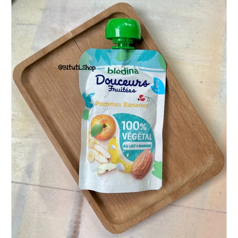 Trái cây nghiền mix sữa dừa Bledina túi 90g