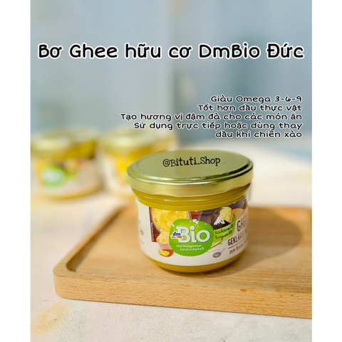 Bơ ghee hữu cơ Đức 180g