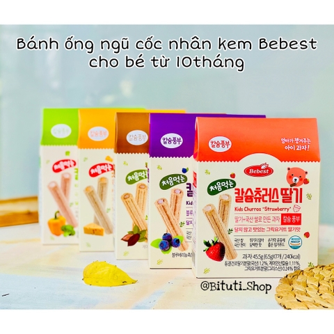 Bánh ống nhân kem Bebest
