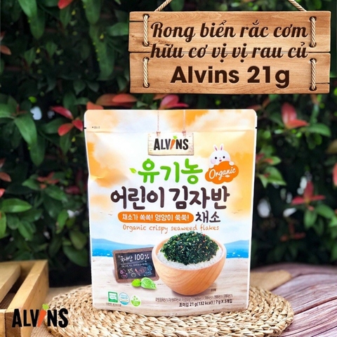 Rong biển rắc cơm hữu cơ Alvins