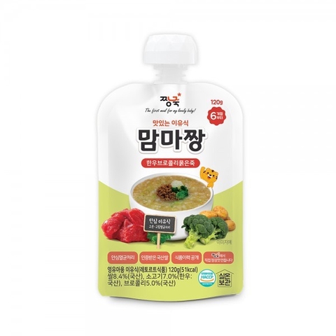 Cháo túi Mamma Jjang 120g