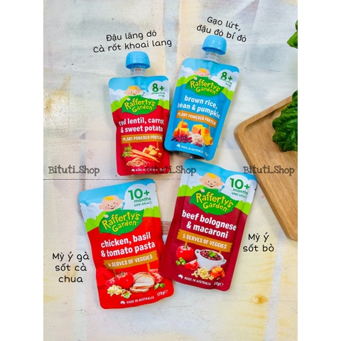 Túi Dinh Dưỡng Rafferty's Garden cho bé ăn dặm từ 6 tháng