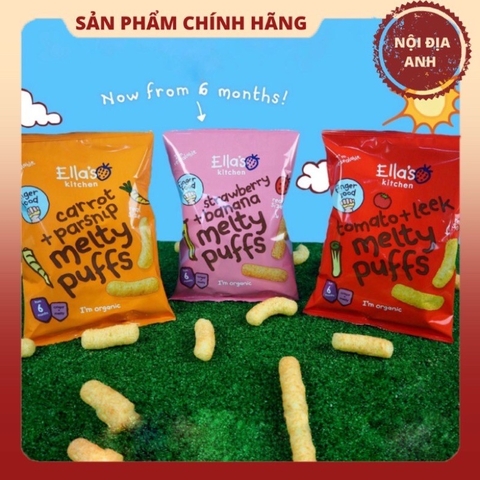 Bánh bỏng ăn dặm hữu cơ Ella's Kitchen cho bé từ 6 tháng