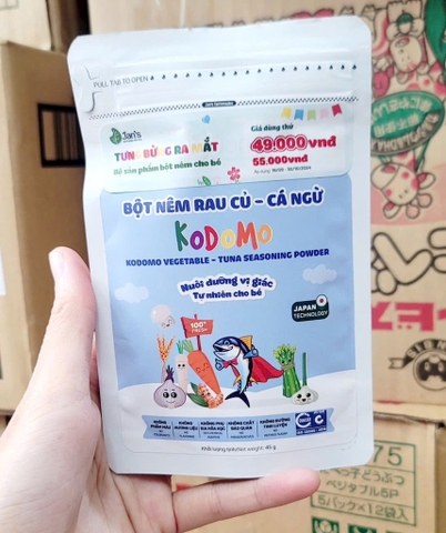 Bột nêm rau củ hữu cơ Kodomo