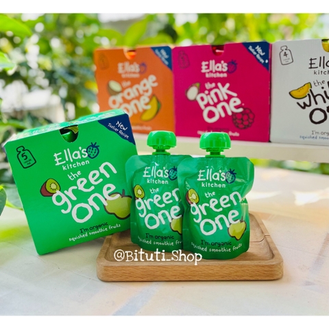 Sinh tố trái cây nghiền hữu cơ Ella Kitchen cho bé từ 6 tháng