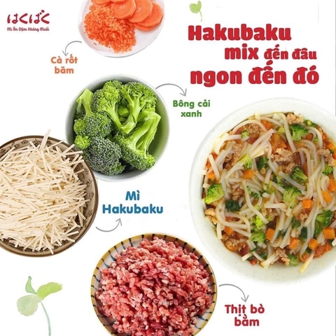 Mỳ tách muối Hakubaku