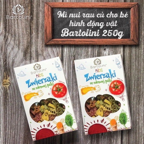 Mì nui rau củ hữu cơ Bartolini