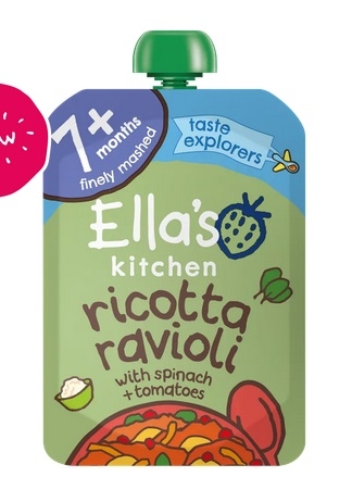 Túi dinh dưỡng hữu cơ vị mặn Ella’s Kitchen cho bé từ 7tháng