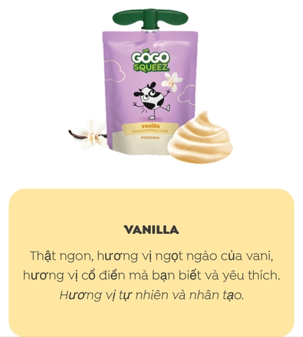 Pudding tráng miệng dạng túi Gogo Squeez Mỹ cho bé từ 10 tháng