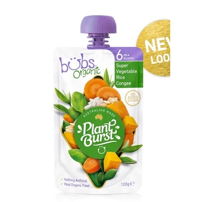 Trái cây nghiền Bubs Organic 120gr