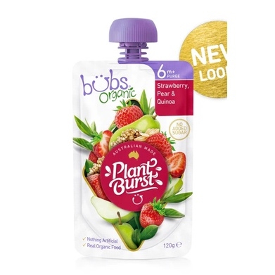 Trái cây nghiền Bubs Organic 120gr