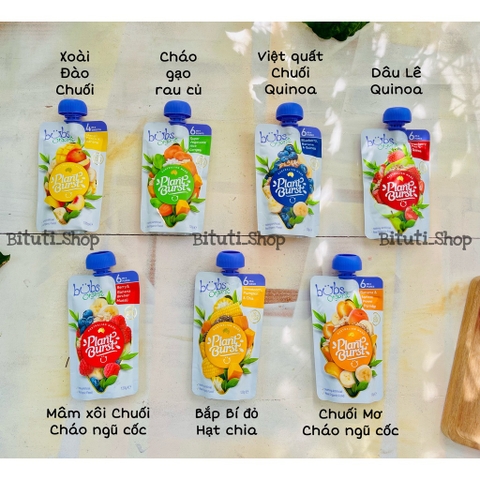 Trái cây nghiền Bubs Organic 120gr