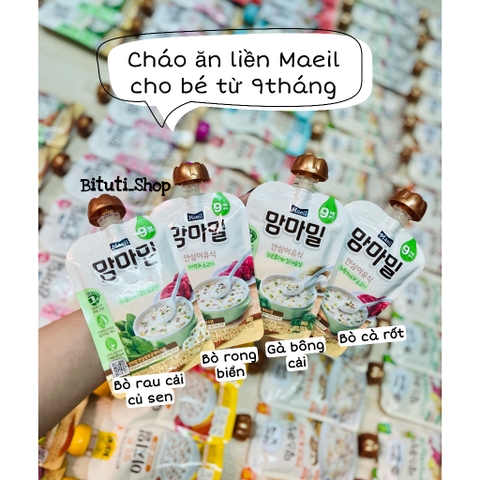Cháo ăn liền Maeil túi 100g