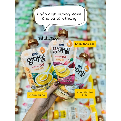 Cháo ăn liền Maeil túi 100g