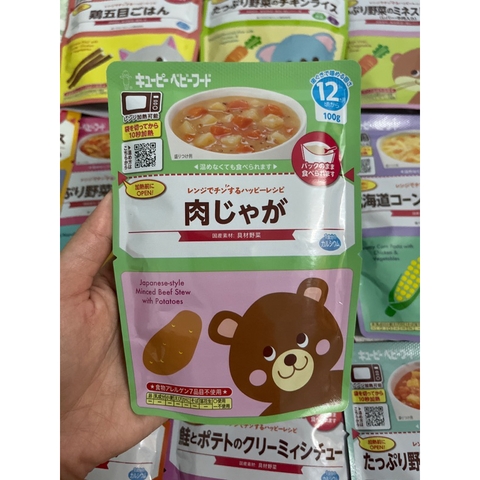 Cháo túi Kewpie 9-12 tháng