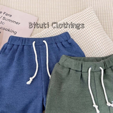 Quần đùi thun gân in số 7 Beemo