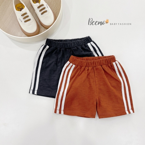 Set hình gấu áo cổ phối tay raglan Beemo