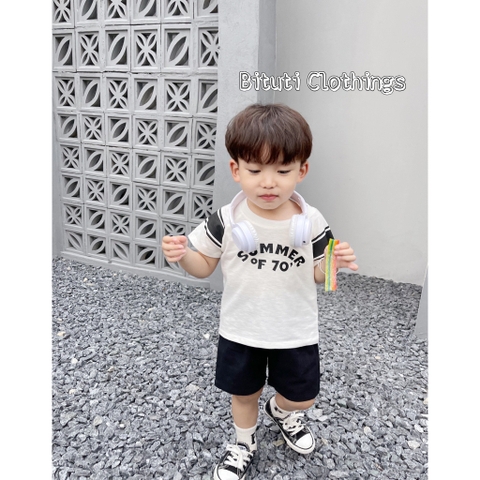 Set bé trai chữ Summer Beemo