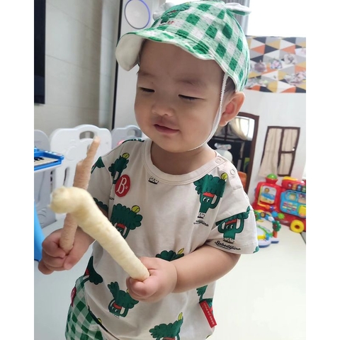 Bánh gạo bắp thanh dài Bebedang 30g