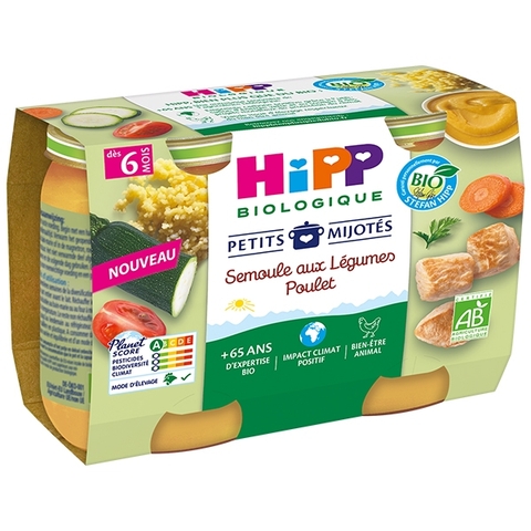 Hũ dinh dưỡng vị mặn Hipp 190g