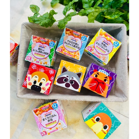 Set hộp cháo Kewpie 12m