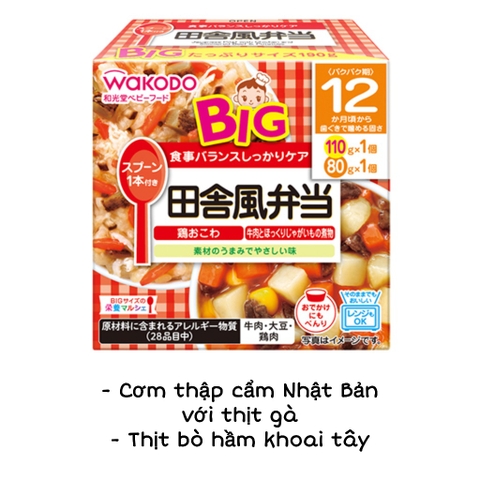 Set hộp Wakodo Big 12m