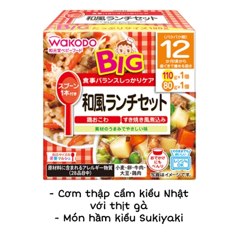 Set hộp Wakodo Big 12m