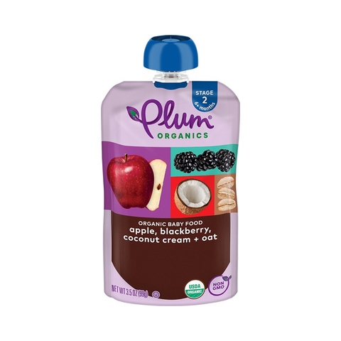 Trái cây nghiền Plum Organics 100g