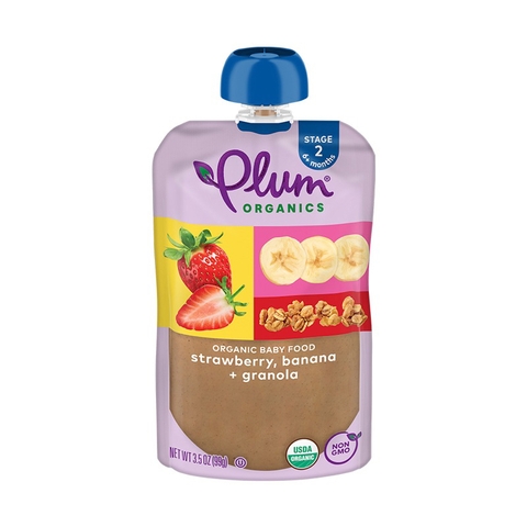 Trái cây nghiền Plum Organics 100g