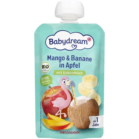 Trái cây nghiền Babydream 1 tuổi 100g
