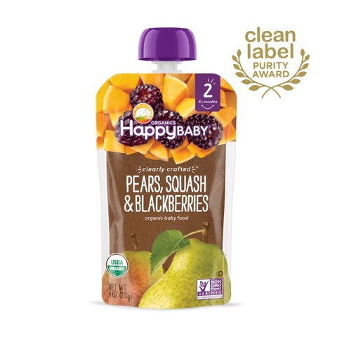 Trái cây nghiền HappyBaby 113g